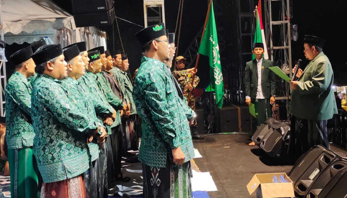 Di Panggung Mirip Konser, Pengurus MWCNU Kecamatan Tajurhalang Resmi Dilantik