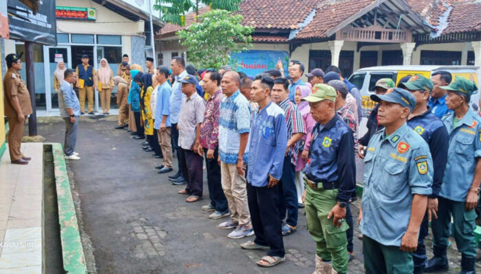 Pererat Silaturahmi, Pemdes Pasirgaok Gelar Apel Siaga Desa