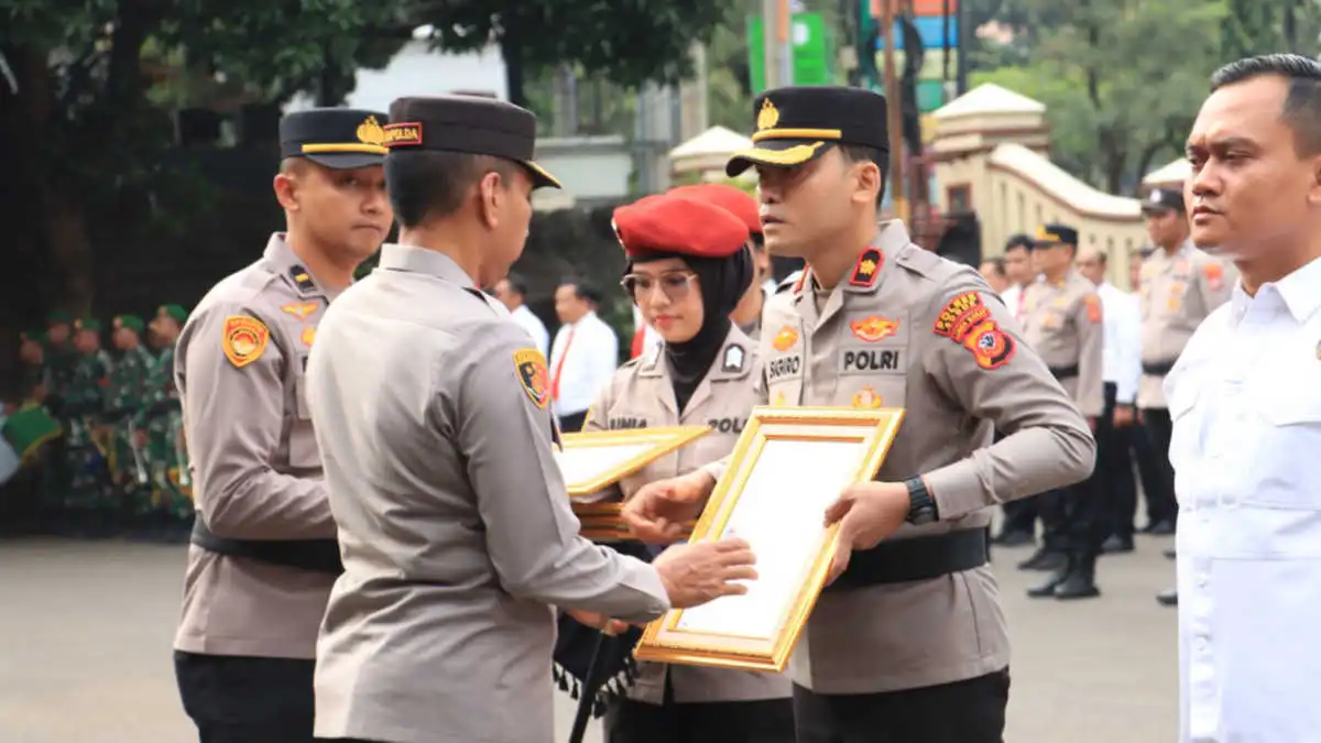Ungkap Berbagai Kasus, Personil Polres dan Polresta Bogor Kota Terima Penghargaan