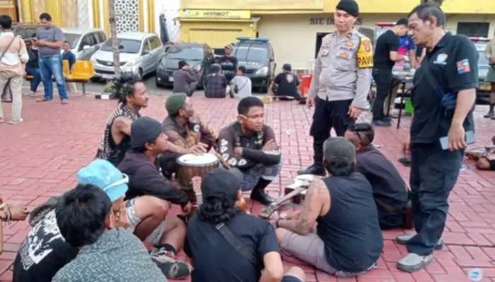 Polresta Bogor Kota Bersama Satpol PP dan Dinsos Amankan 36 Orang diduga Preman