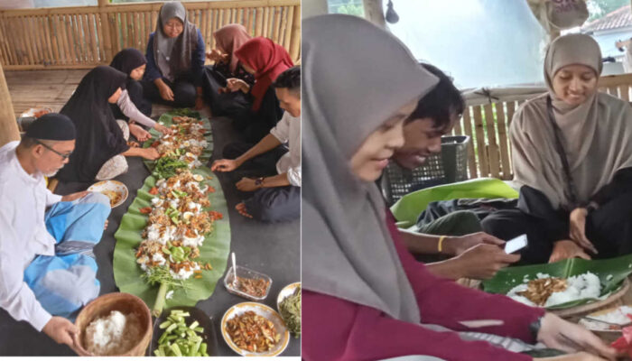 Balakecrakan Tradisi Sambut Ramadan di Saung Putra Bangsa Desa Cipicung