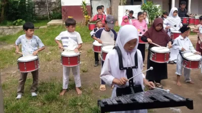 Gebrakan Baru, SDN Rancabungur 02 Hadirkan Ekstrakurikuler Drumband