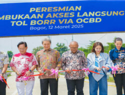 Akses Langsung Menuju Tol BORR Melalui Kawasan OCDB Sudah Bisa Dilintasi Kendaraan