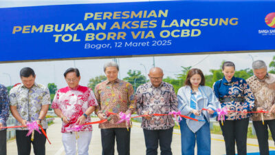 Akses Langsung Menuju Tol BORR Melalui Kawasan OCDB Sudah Bisa Dilintasi Kendaraan
