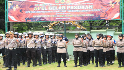 Pastikan Kesiapan Pengamanan Lebaran, Forkopimda Kabupaten Bogor Gelar Apel Pasukan