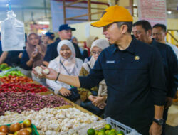 Sidak ke Pasar Jambu Dua, Dedie: Secara Umum Harga Komoditas Stabil