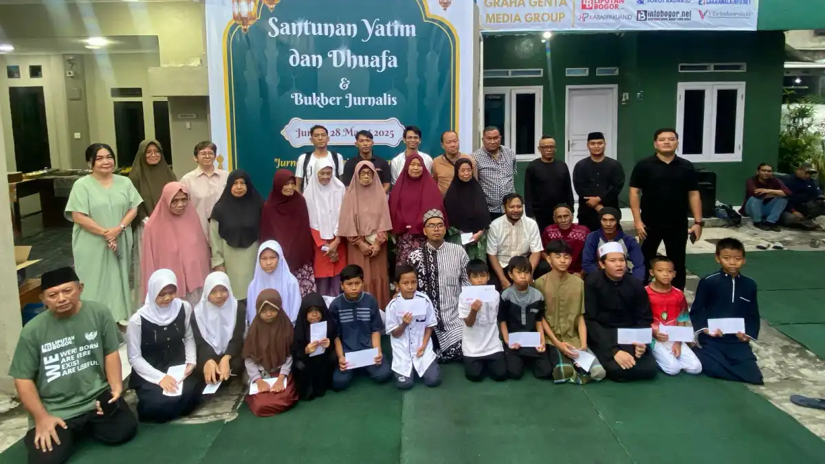 Jelang Lebaran 2025, LiputanBogor. com Gelar Santunan dan Bukber