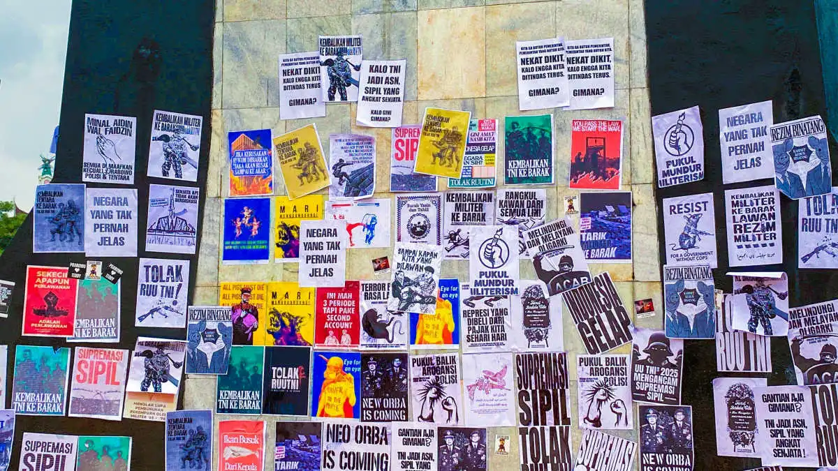 Dedie Sesalkan Para Demonstran Rusak Fasilitas Umum di Area Tugu Kijang