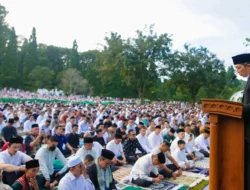 Dedie Ajak Warga Kota Bogor, Momentum Idulfitri Jaga Kerukunan