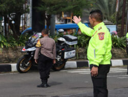 Kapolres Bogor Pimpin Pengaturan Lalu Lintas di Puncak