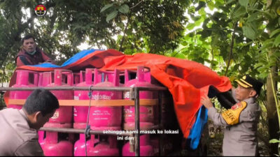 Polsek Cileungsi Ungkap Praktik Pengoplosan Gas Bersubsidi Ilegal