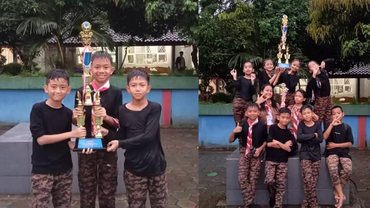 SDN Tajur 3 Borong 2 Trofi Dalam Ajang Cakra Scout Competition