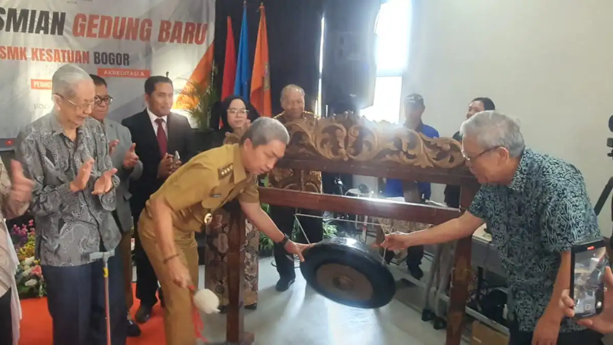 Wali Kota Bogor Resmikan Gedung Baru SMK Kesatuan