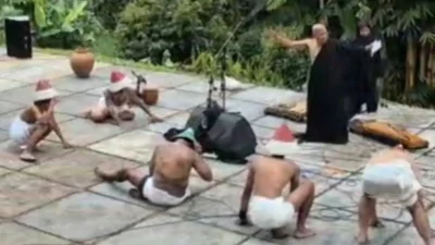 Empati Kepada Kaum Buruh, Penggiat Seni dan Budaya Berekspresi Lewat Panggung Seni