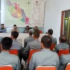 Satpol PP Kabupaten Bogor Lakukan Monev dan Pembinaan Linmas Desa Rancabungur