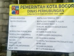 Juni 2005, Revitalisasi Terminal Bubulak Kota Bogor Mulai Digarap