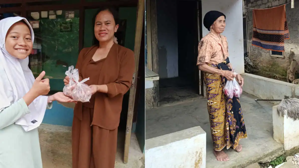 Iduladha Bahagia, Daya Putra Bangsa Bagikan 100 Paket Daging Kurban