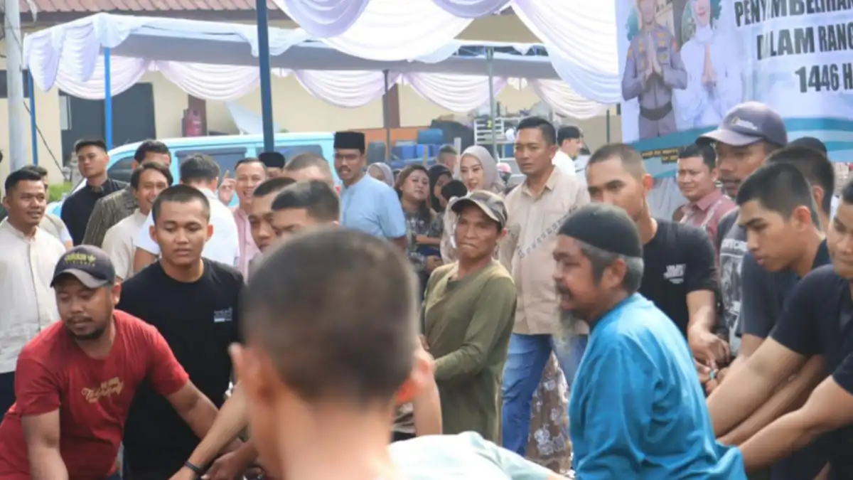 Polres Bogor Sembelih 37 Ekor Sapi dan 68 Ekor Kambing