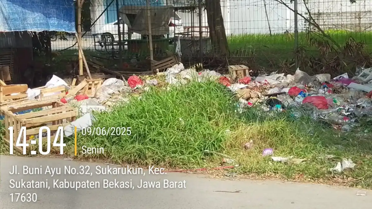UPT Kebersihan Wilayah 4 Bekasi Diduga Abaikan Tumpukan Sampah