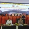 Polresta Bogor Kota Ungkap 45 Kasus Narkoba dan Gudang Ciu Ilegal
