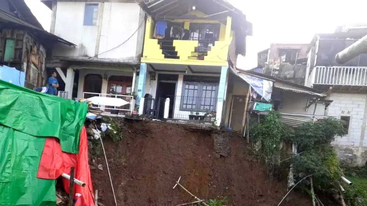 Miris, Sudah 2 Kali Longsor di Warban Bogor Selatan Belum Ada Penanganan
