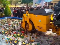 Polresta Bogor Kota Musnahkan 17 Ribu Botol Miras, Tekan Kriminalitas Hingga 40 Persen