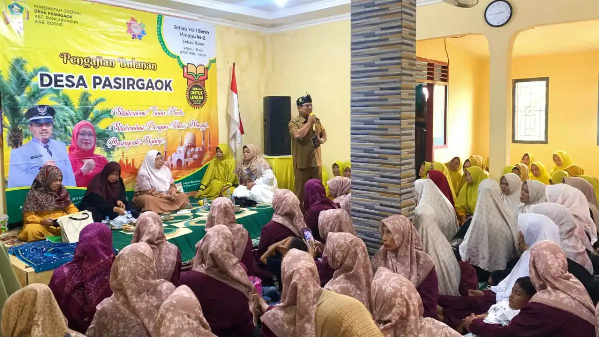 Pererat Silaturahim, Pemdes Pasirgaok Gelar Pengajian Rutin Bulanan