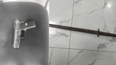 Polres Bogor Tangkap 2 Pria yang Todongkan Parang dan Pistol Kepada Warga Cigudeg