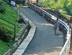 Dinas PUPR Kebut Pekerjaan Jalan Untuk Sepeda Motor di Jalan Saleh Danasasmita