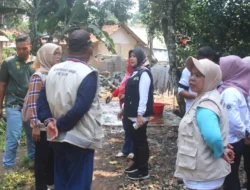 Camat Rancabungur Tinjau Penanganan Pascabanjir di Sejumlah Desa