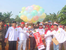Semarak HUT RI ke-80 di Desa Mekarsari: Jalan Sehat, Karnaval, dan Perlombaan bendera