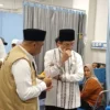 Menag Jenguk Korban Ambruk Majelis Taklim di Rumah Sakit