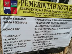 Proyek Peningkatan Saluran Drainase Jl. Mayjen Ishak Djuarsa Diduga Terindikasi Korupsi