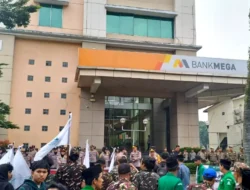 GP Ansor Segel Kantor Bank Mega Juanda Bogor
