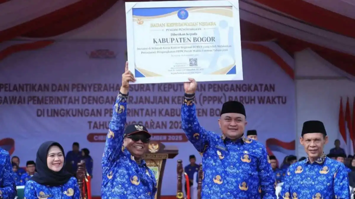 9.687 PPPK Paruh Waktu di Lingkungan Pemkab Bogor Dilantik, Ini Terbesar Se-Indonesia
