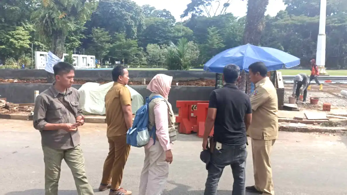 Jelang Peringatan HUT Korpri, Proyek Taman Sempur Digeber