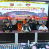 Polresta Bogor Kota Bongkar Tindak Pidana Pencurian Ganjal ATM, 4 Pelaku Ditangkap