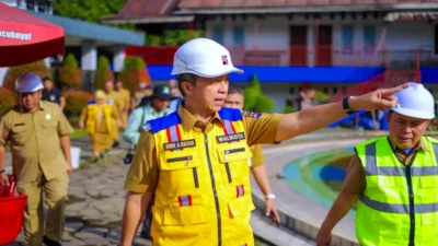 Jelang Pergantian Tahun Wali Kota Bogor Tinjau Progres Proyek GOR Pajajaran