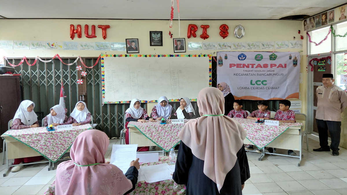 Pentas PAI Tingkat SD di Kecamatan Rancabungur Digelar, Terdapat 4 Cabang Lomba
