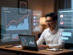 Digital marketing berbasis AI untuk UMKM menggunakan dashboard analitik dan otomatisasi untuk meningkatkan omzet 2026