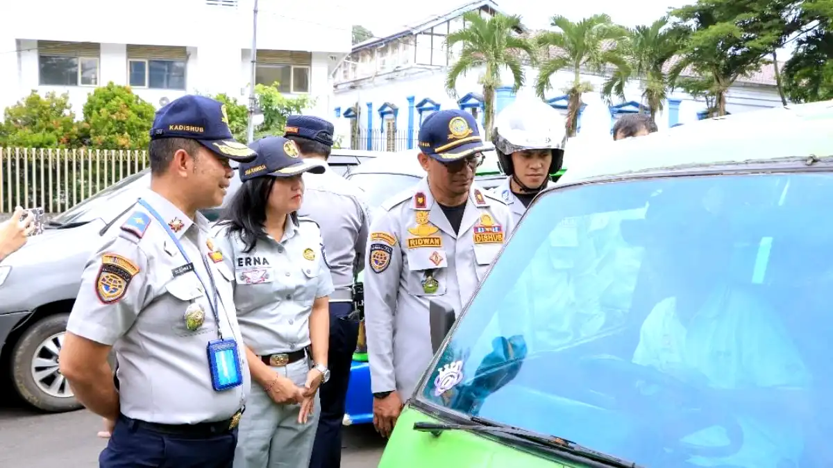 Dishub Kota Bogor Tertibkan Angkutan Umum, 54 Kendaraan Ditilang dan 10 Dikandangkan