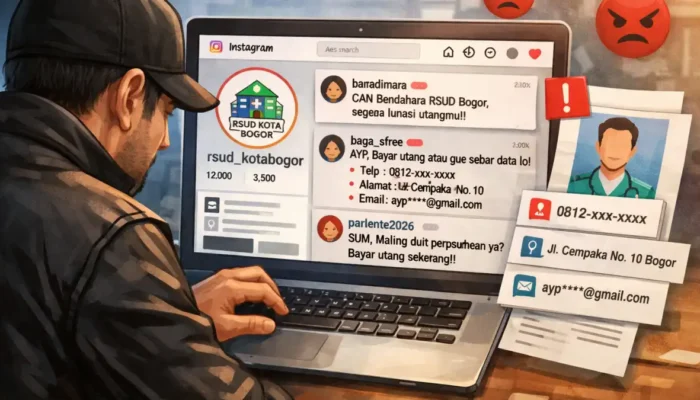 DC Pinjol Serbu Instagram RSUD Kota Bogor, Heboh Sebar Data Karyawan dan Ancam di Kolom Komentar