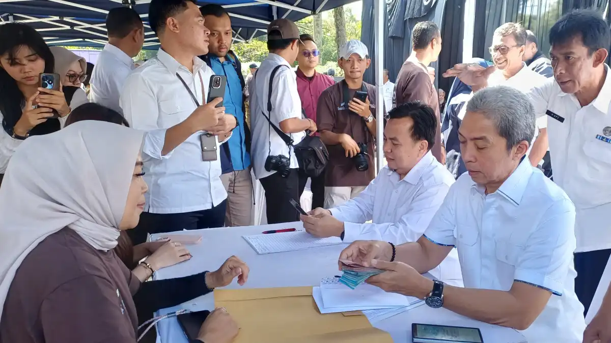 Pelayanan pembayaran PBB dan PKB pada Pekan Panutan Pajak Bogor 2026