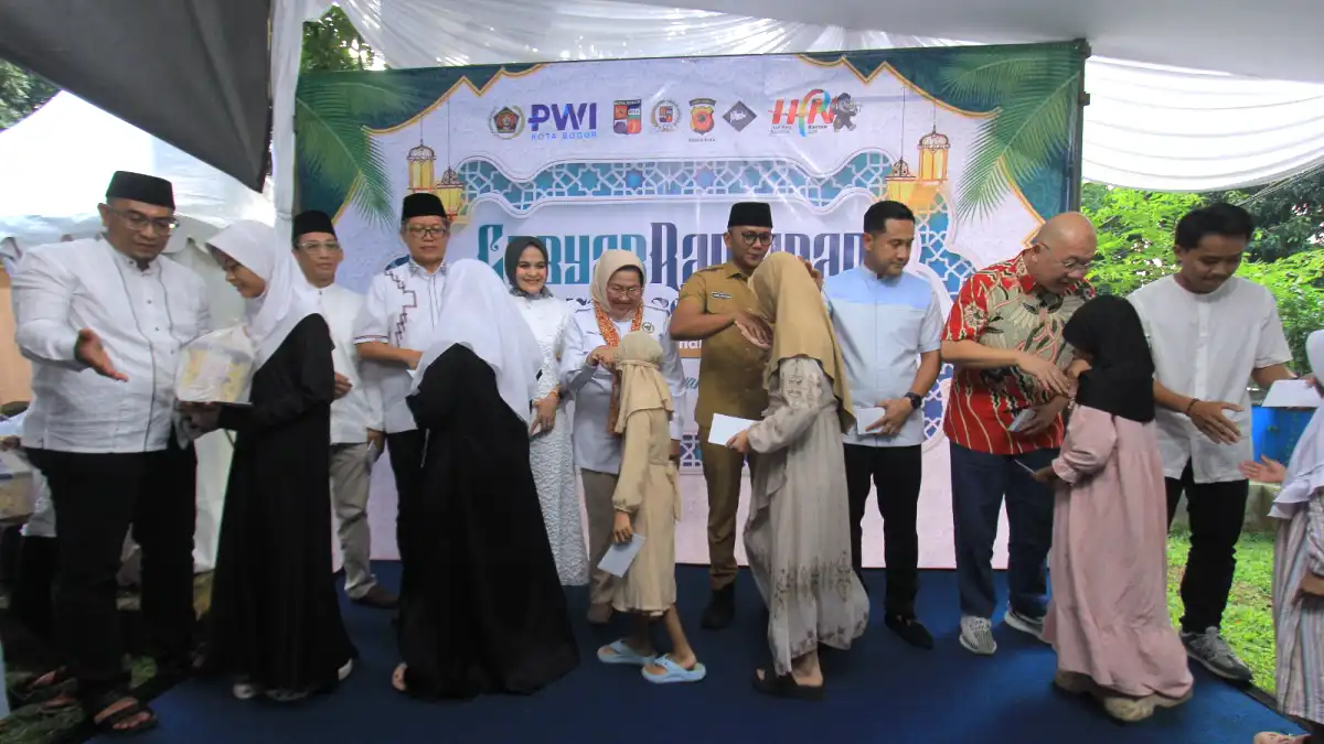 Gebyar Ramadan PWI Kota Bogor santuni anak yatim dan duafa