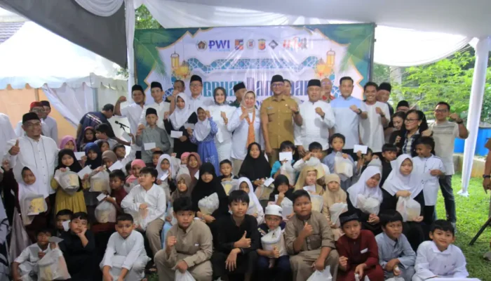 Gebyar Ramadan PWI Kota Bogor santuni anak yatim dan duafa