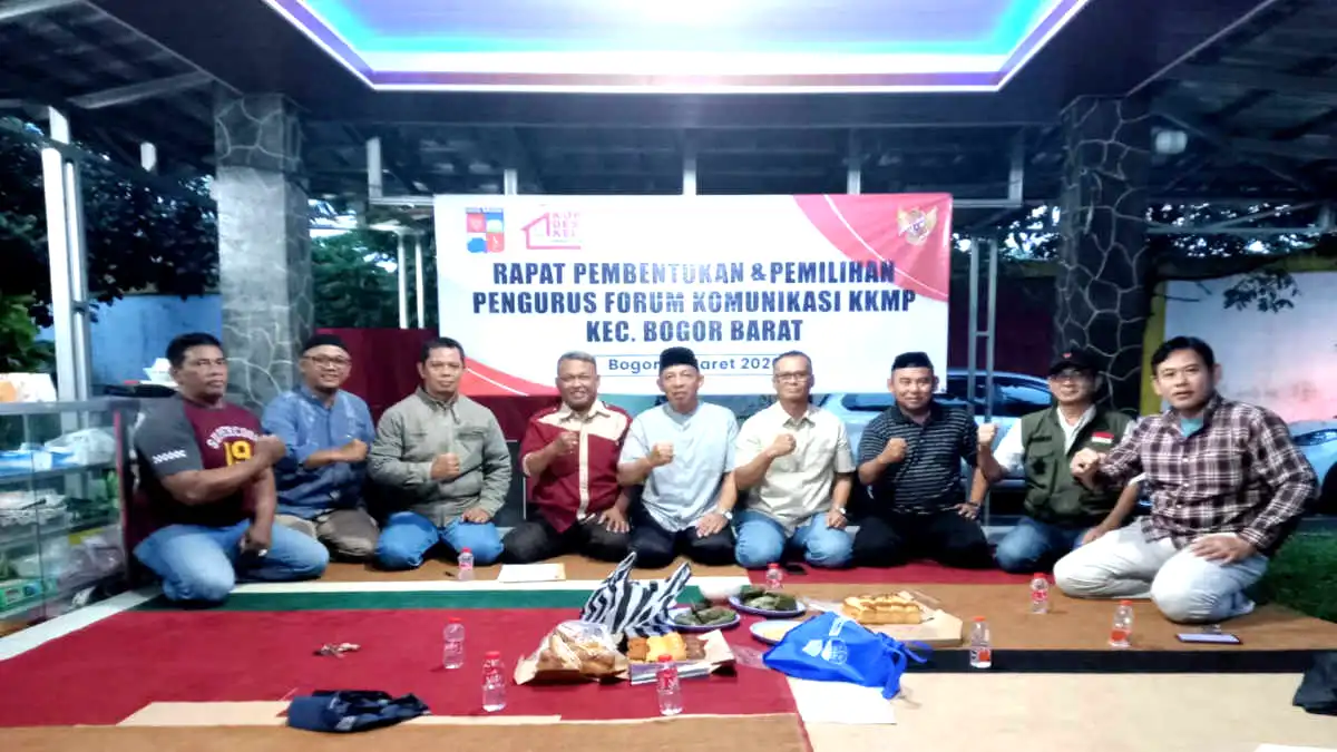 Rapat pembentukan FORKOM KKMP Bogor Barat di Pendopo Cilendek Timur