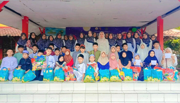 Meriah dan Penuh Makna, SDN Gunung Batu 1 Tutup Sanlat Ramadan dengan Lomba Islami dan Santunan 31 Anak Yatim