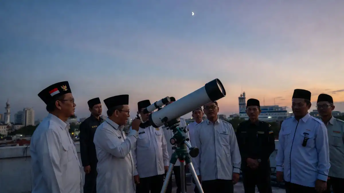 Sidang isbat 1 syawal 1447 H di Kementerian Agama untuk menentukan Idulfitri 2026