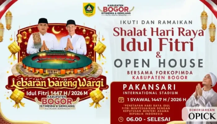 Lebaran Bareng Wargi Bogor 2026: Pawai Bedug, Opick, dan Open House di Stadion Pakansari