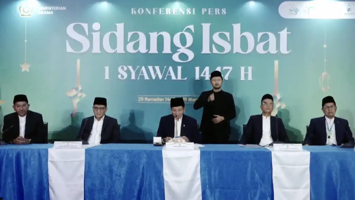 Pemerintah Tetapkan 1 Syawal 1447 H, Lebaran 2026 Sabtu
